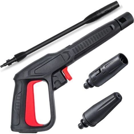 Ersatz-Spritzpistolen-Set mit Lanze für 2350 PSI Hochdruckreiniger, Schnellanschlusssystem für Bosch, AQT mit verstellbarer Sprühlanzendüse und (1/5)