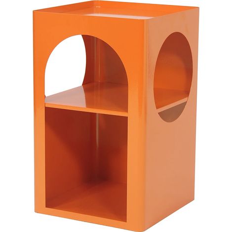 Table d'appoint en métal - Orange - STALY (1/5)