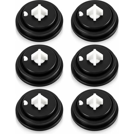6PCS Toilet Flush Seal Washers, Replacement Membranes for Side and Bottom Inlet Tank, Diaphragm Seals Compatible with Toilet Tank Floats (1/5)