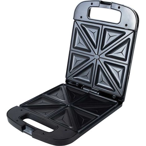 Appareil à sandwichs AD-3055 XXL pour 4 tranches de pain grillé, noir (1/5)