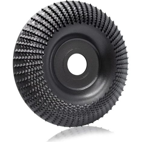 2 disques à meuler le bois de 125 mm, disques à meuler en carbure de tungstène pour le travail du bois, pour le façonnage, le meulage et la découpe – compatibles avec les meuleuses d'angle de 115 mm o (1/5)