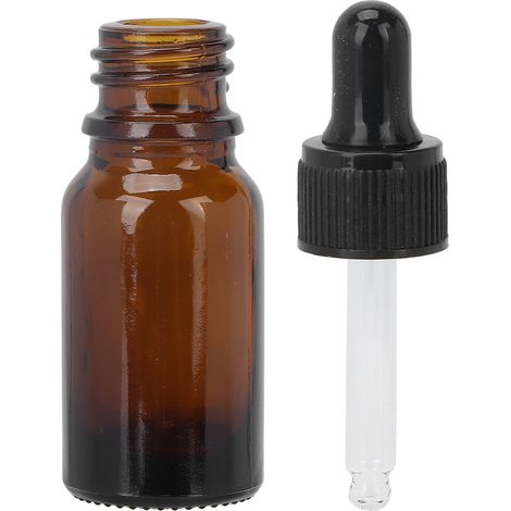 Flacon vide rechargeable pour huiles essentielles, flacon compte-gouttes portable pour parfum DIY, accessoire de parfumerie, 10 ml (1/5)