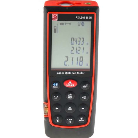 Télémètre laser RS PRO ILDM-150H d'une portée de 0,05  70m ±1,5 mm Impérial, Métrique ( Prix pour 1 )