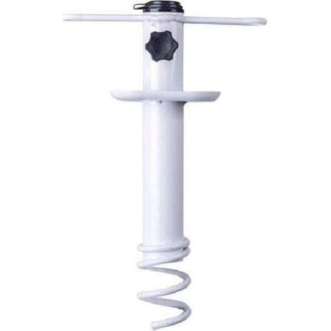 Ancre de sable pour parasol de plage, base de camping en plein air, support de tarière, support de rangement en spirale, robuste, pour patio, maison, jardin (1/5)