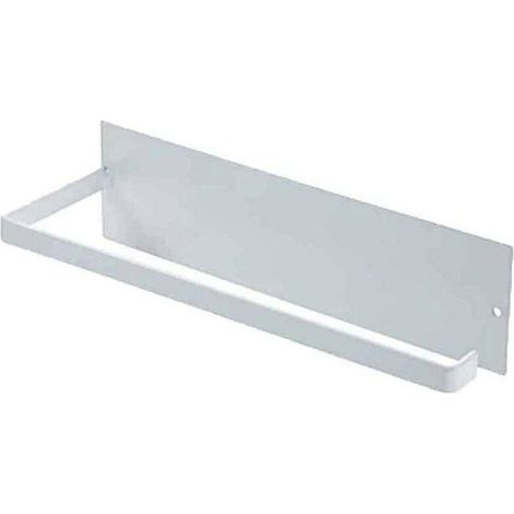 Porte-essuie-tout, porte-essuie-tout de cuisine, porte-rouleau, porte-rouleau mural, compatible avec les essuie-tout de cuisine, longueur de la tige environ 26 cm, blanc (1/5)