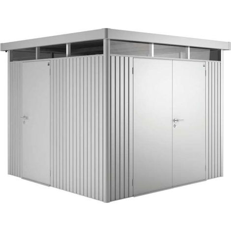 Casetta HighLine Misura H2 argento met, porta a due battenti