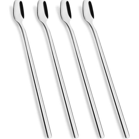 Lange Teelöffel, 15,2 cm – 4er-Set, aus hochwertigem 18/10-Edelstahl mit polierter Oberfläche