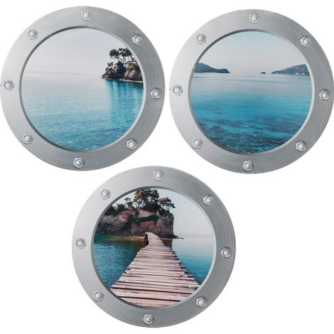 Experimenta las maravillas del océano con nuestros vinilos decorativos 3D removibles para pared, con temas de playa, puentes de madera y paisajes marinos que son fáciles de aplicar.