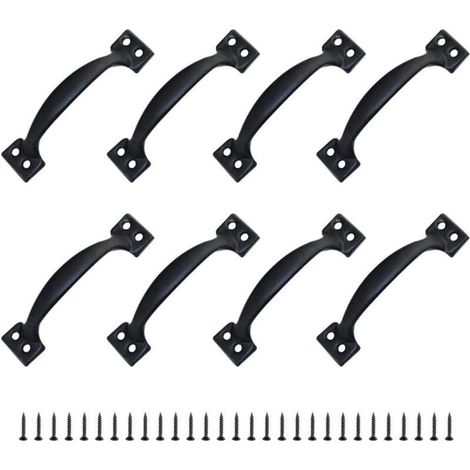 rustikale Möbelgriffe/Türknöpfe aus Zinklegierung mit Lochabstand für Küche, Scheunentür, Garten, Schuppen (120 mm) (1/5)