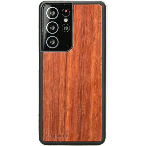 Custodia in legno per Samsung Galaxy S21 Ultra PADOUK (1/3)