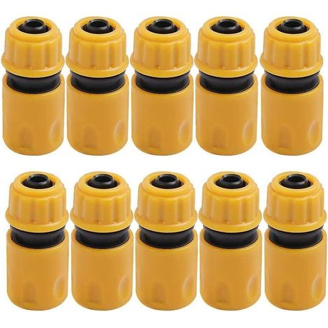Embout Tuyau D'arrosage 10pcs, Raccord Tuyau D'arrosage, Jardin en Plastique Raccords d'Arrosage Rapides, Raccord Arrosage, Embout Arrosage, Raccord Tuyau, Jardin Raccords d'Arrosage Rapides (1/5)