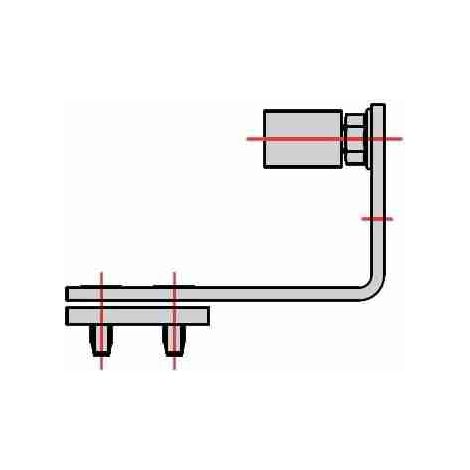 2611300 Guida a Pavimento a Basso Attrito Ante Telescopiche BFT PRV 40GD.78 P111628 2611300