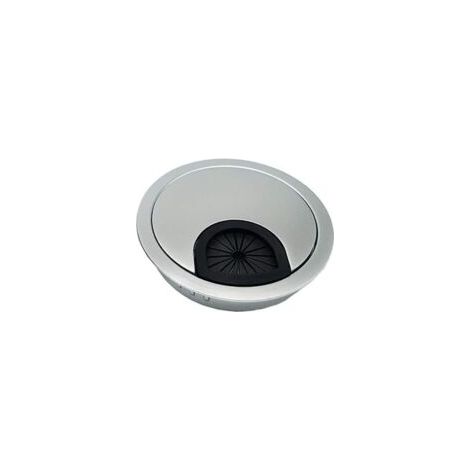 Sistema de gestión de cables de 4 piezas, 18 mm de diámetro, pasacables de plástico, tapa para orificios de cables de escritorio para oficina - Crezuo