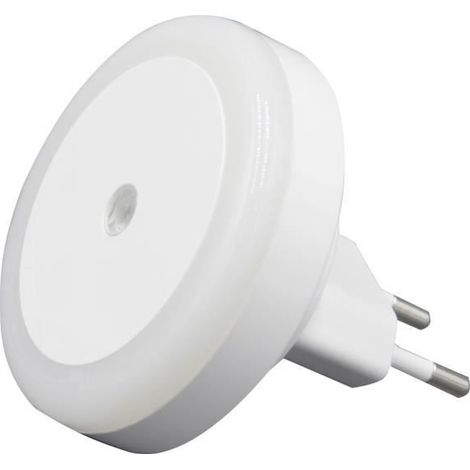 Veilleuse LED - DROPLED - Blanc - Détecteur crépusculaire - Design compact - Éclairage doux (1/4)
