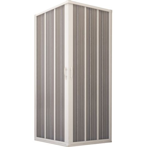 Box doccia angolare a soffietto con profili in PVC da (1/5)