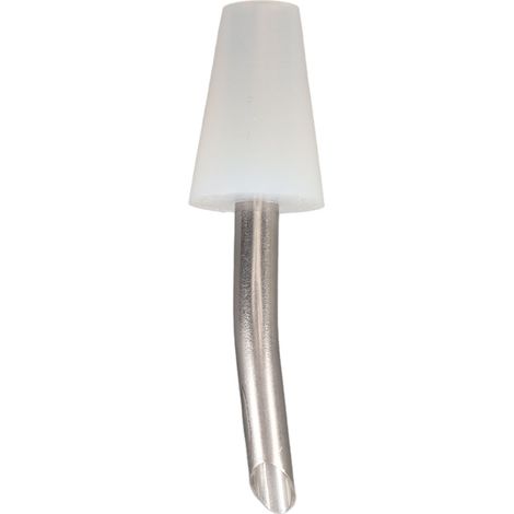 Bec verseur rallonge en acier inoxydable pour bouilloire extérieure, bec de conversion pour cafetière, tuyau d'extension argenté (1/5)