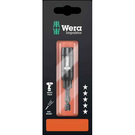 897/4 Impaktor Porta inserti R 1 x 1/4x75, Wera 5073990001