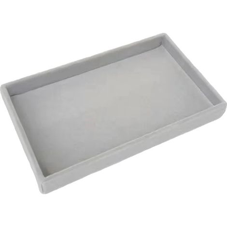 Organizzatore per gioielli, in velluto, dal design resistente, con piatto vuoto (1/2)