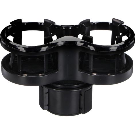 Adaptador extensor para portavasos de coche: base ajustable + platillo, compatible con botellas de hasta 7 cm de diámetro. (1/5)