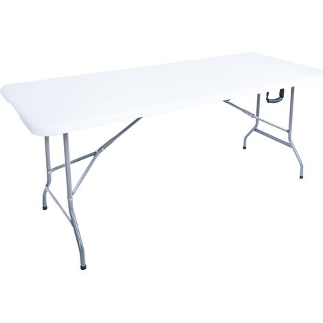 Mesa de camping plegable 180 x 74 cm