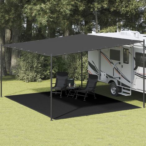 Tapis de tente,Tapis extérieur,Tapis de jardin 400x500 cm Noir CFW268522 (1/5)