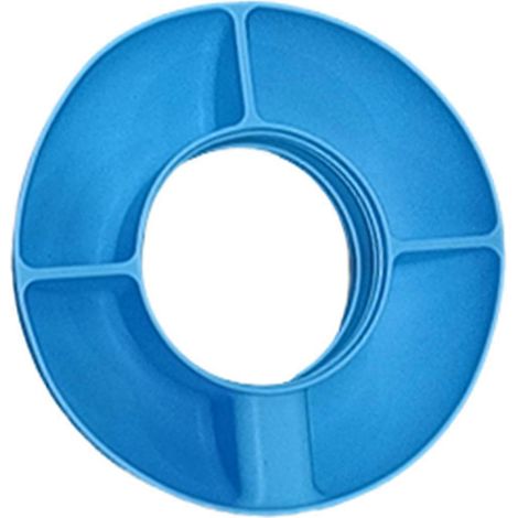 Snacktablett für Becher, kompatibel mit 40 oz (ca. 1,2 l), blau