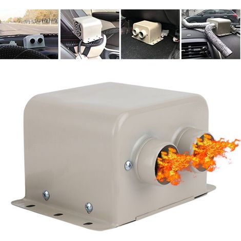 Enowelir Ventilateur de Chauffage et Désembuage 24V 400W 600W pour Pare-Brise de Voiture Défroissage Automatique Hivernal (1/4)
