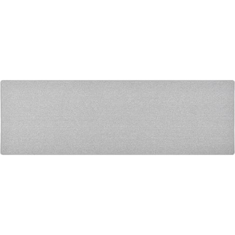 Teppichläufer Hellgrau 80x250 cm