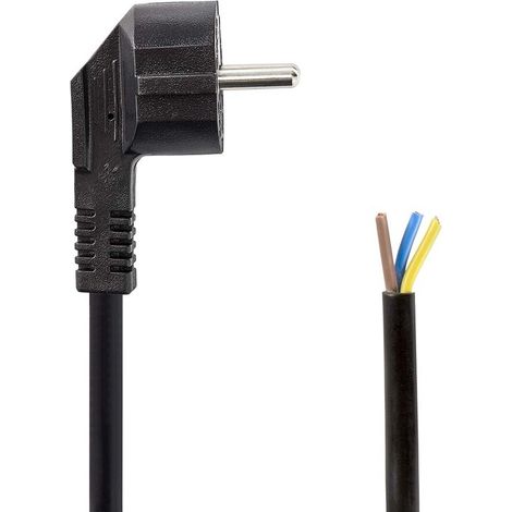 Nedis STROMKABEL SCHUTZK.STECKER 2M (CEGL10700BK20)
