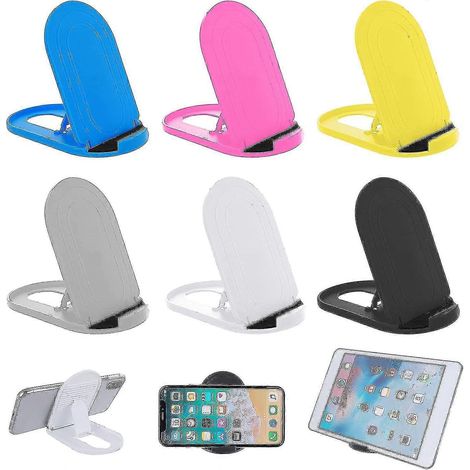 Support pliable pour téléphone portable (lot de 6), support réglable, universel pour tous les téléphones et tablettes.