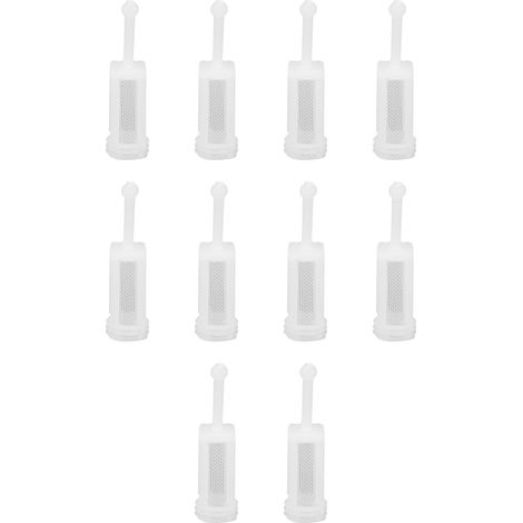 Filtre pistolet peinture nylon mailles fines 10 pièces passoire anti-impuretés pour pistolet pulvérisateur voiture, tamis peinture 200 mesh, lot de 10 filtres universels. (1/5)