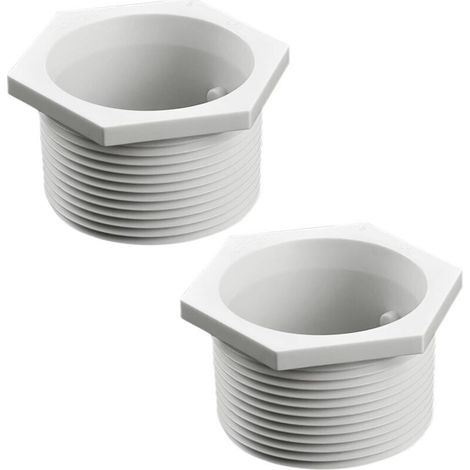 Juego de 2 adaptadores de pared de repuesto universales para limpiafondos automáticos - Compatible con varios modelos - KZQ