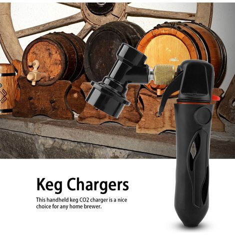 Chargeur de fût portable pour brassage amateur, injecteur de CO2 portatif, distributeur de bière pression (noir) (1/5)
