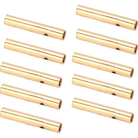 Lot de 10 fiches bananes femelles 2 mm nickelées pour batteries et moteurs ESC de modélisme RC. (1/5)