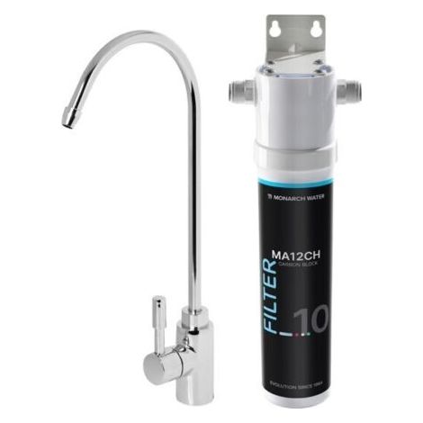 Monarch Drinking Water Filter System MA12CH Fittings +3/8 Filter Tubing+ Tap Kit (1/4)