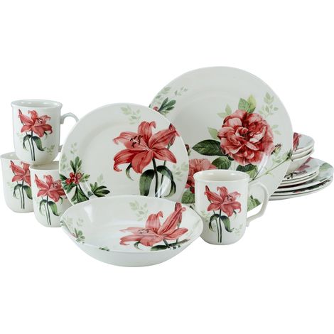 Set de vaisselle, service combiné 16 pièces (1/5)