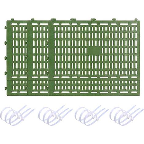 Paquet de 6 protecteurs de tronc de plante (vert) pour protéger l'écorce des arbres verts, protecteurs de tronc en maille réglables pour semis, arbres (1/5)