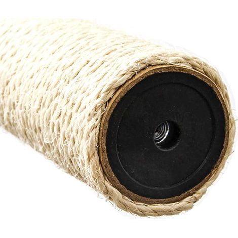 Poteau de rechange arbre à chat 55 cm Ø 7,1 cm – Colonne M10 en sisal naturel – Résistant et stable – Remplacement rapide – Eyepower