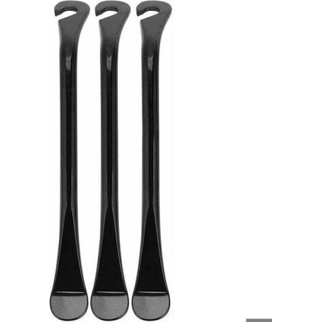 Demonte Pneu pour Trotinette, Demonte Pneu Velo en Acier au Carbone, Cuillère à Pneu, 3pcs Demonte Pneu Velo, Outil de Réparat (1/4)