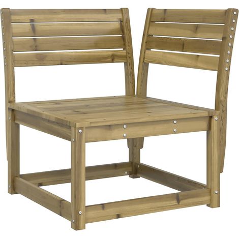 Maison Exclusive - Canapé d'angle de jardin a73x73x78 cm bois de pin imprégné (1/5)