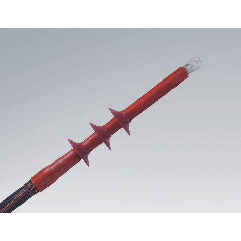 Cabezal aéreo termorretráctil CHE-F 24 kV 25-150 de 12/20 kV para cables unipolares apantallados con aislamiento de polímero