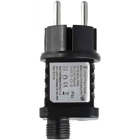 LED Flashing Light with Flashing Plug, 8 Operating Modes and Timer Function, LED Transformer for Garden Lighting and Curtain Lights (1/5)