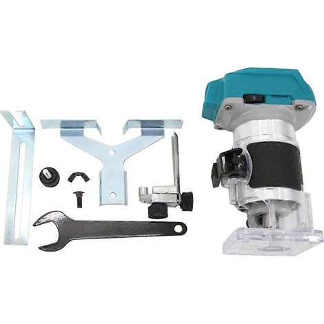 Défonceuse électrique sans balais pour batterie Makita 18V/20V, réglable, machine de gravure et de finition pour le travail du bois (1/5)