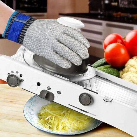 Gants Anti-Coupure Niveau 5 Protection Cuisine Taille L (1/5)