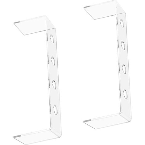 Ensemble de supports en liège transparent double face - Étagère de rangement robuste pour bouteilles de vin et espaces - Décoration d'intérieur - Étagère de rangement multifonction en (1/5)