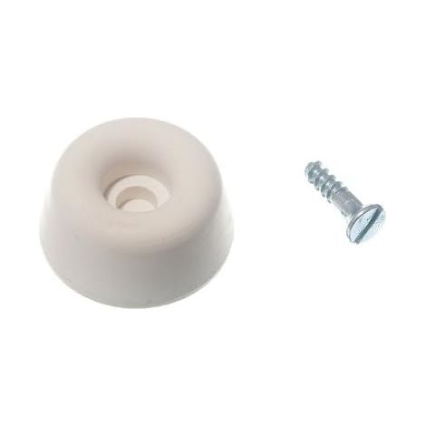 Lot de 100 butées de siège en caoutchouc blanc de 22 mm pour améliorer la fonctionnalité et l'élégance (1/2)