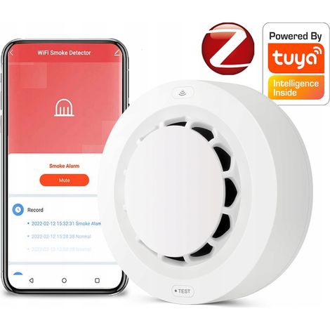 Sensordetektor Fotoelektrischer Rauchmelder ZigBee TUYA Smart (1/5)