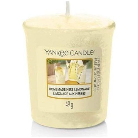 Campioncini di candele Yankee Candle al profumo di limonata alle erbe fatta in casa 49 g