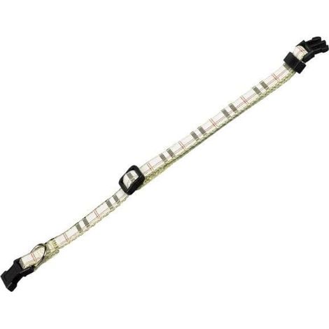 Nobby Katzenhalsband Tartan beige Leinen & Halsbänder