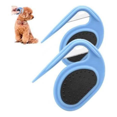 Peigne démêlant - Multifonctionnel - Pour chiens et chats - Élimination des nœuds - Design léger - Pratique (1/4)
